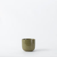 Olive Green Nine Gloss 14cm Pot Image