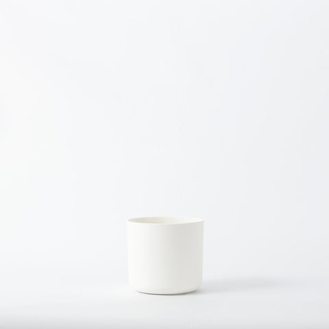 White Matt 14cm Pot