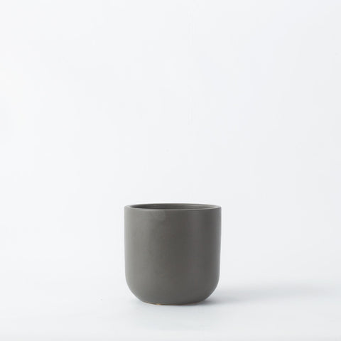 Graphite Earthenware 16cm Pot