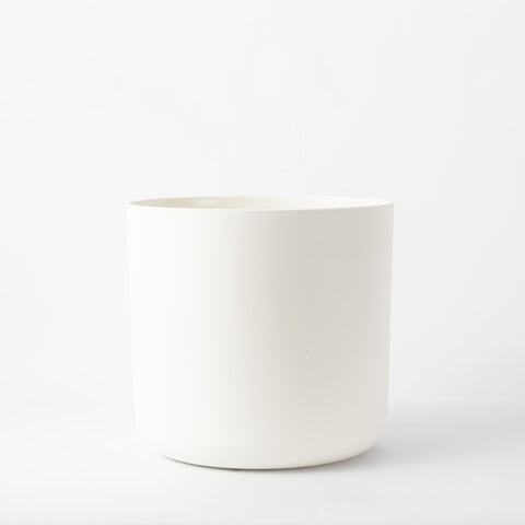 White Matt 25cm Pot