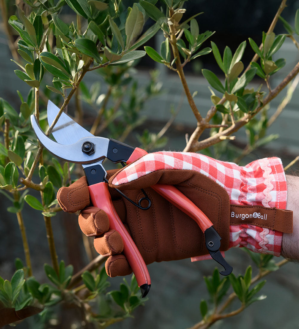 Red Gardening Gloves