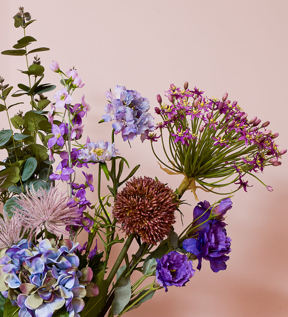 Artificial Lavender Haze Bouquet